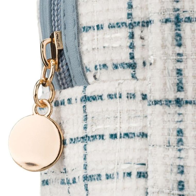 Rovicky, kosmetyczka, tkanina syntetyczna, niebieska