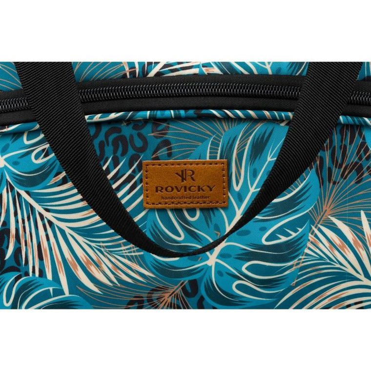 Rovicky, torba podróżna, rośliny