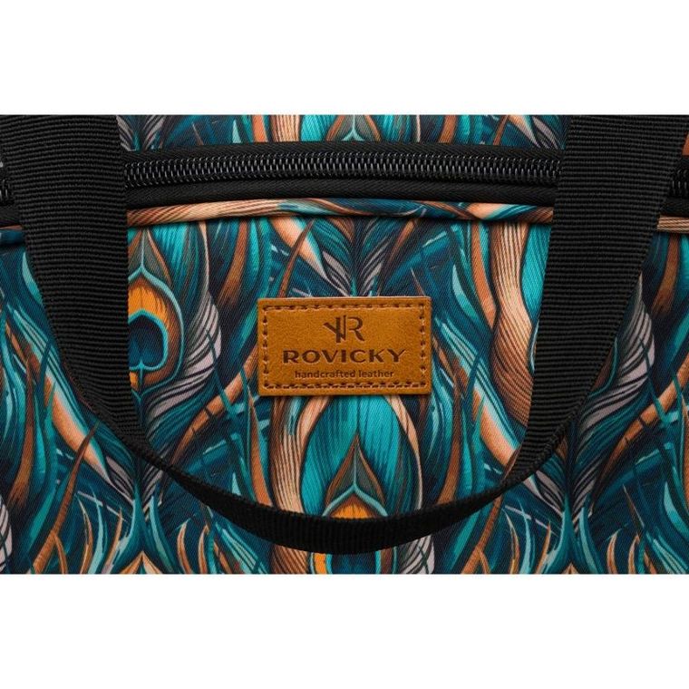 Rovicky, torba podróżna, rośliny