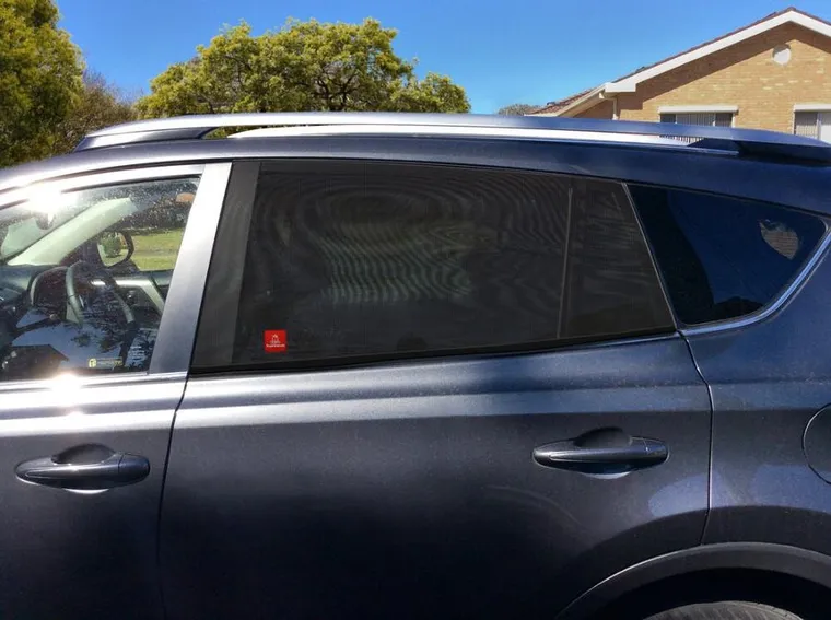 Royal Rascals, roleta przeciwsłoneczna do samochodu, czarna, 2 szt.