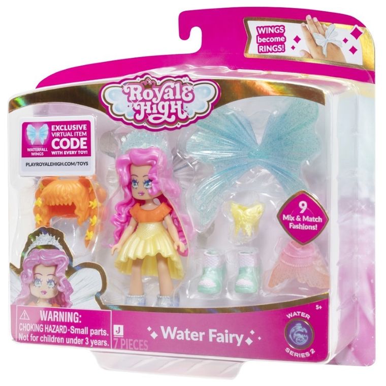 Royale High, Wróżka Wody, figurka z akcesoriami + kod