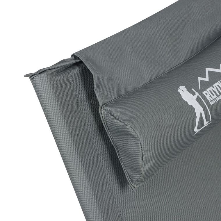 Royokamp, składany fotel plażowy, szary