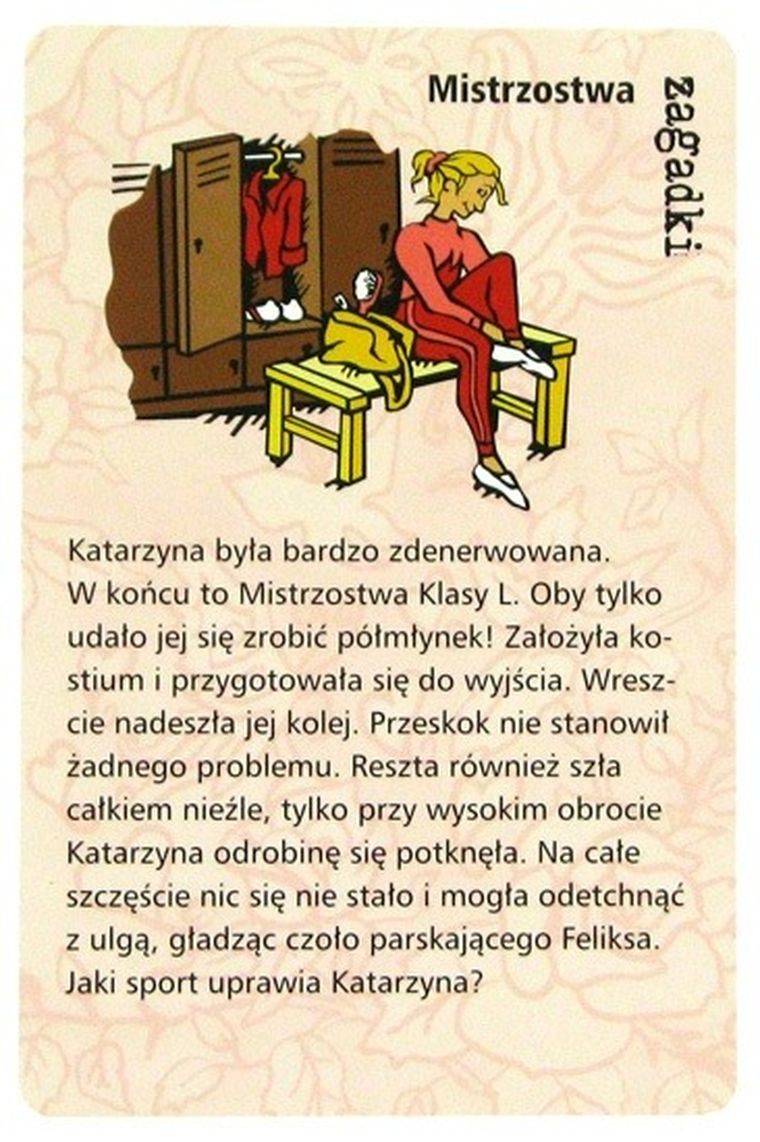 Różowe historie, 50 magicznych zagadek tylko dla dziewczyn, gra karciana