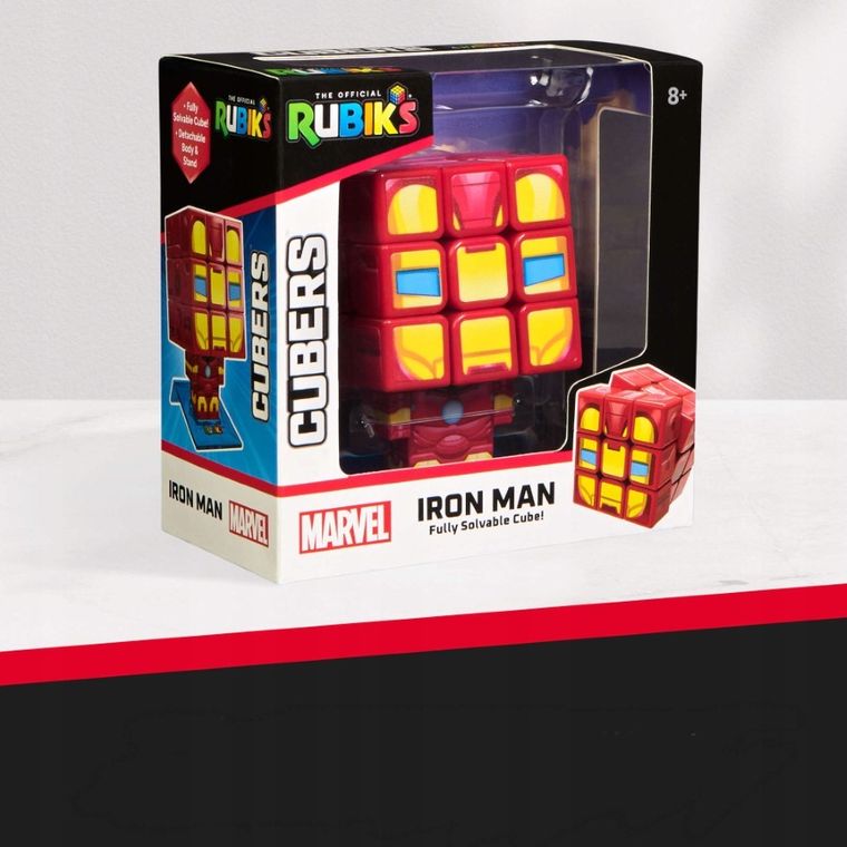 Rubik's, Kostka Rubika, Marvel, Iron Man, łamigłówka