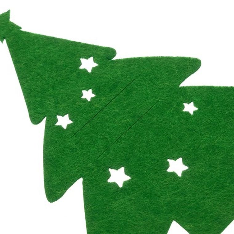 Ruhhy, etui na sztućce, choinki, 12 szt.