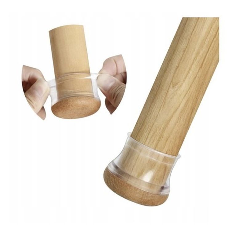 Ruhhy, nakładki na nogi krzesła, 4 szt.