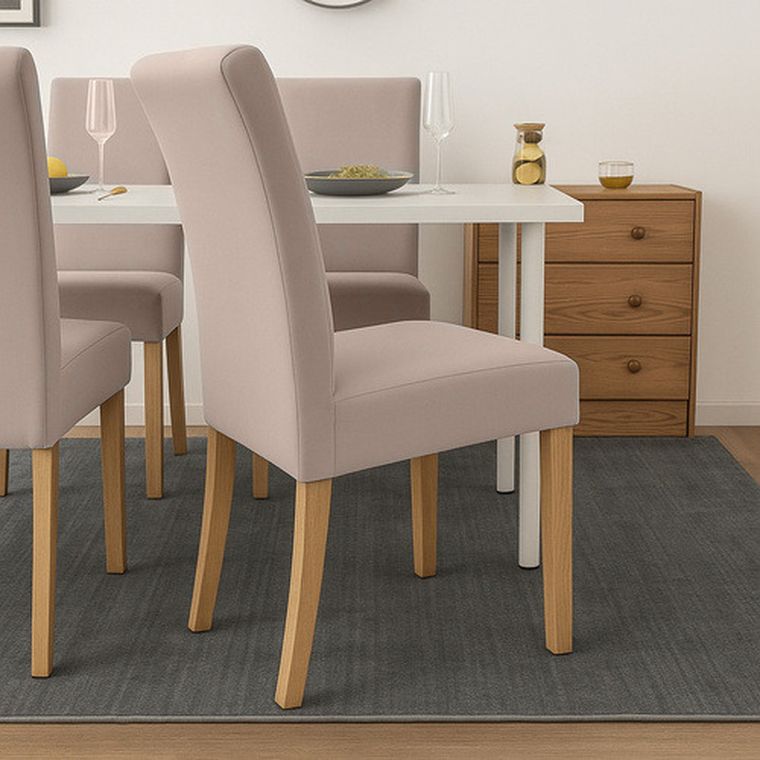 Ruhhy, pokrowce na krzesła, beżowe, 6 szt.