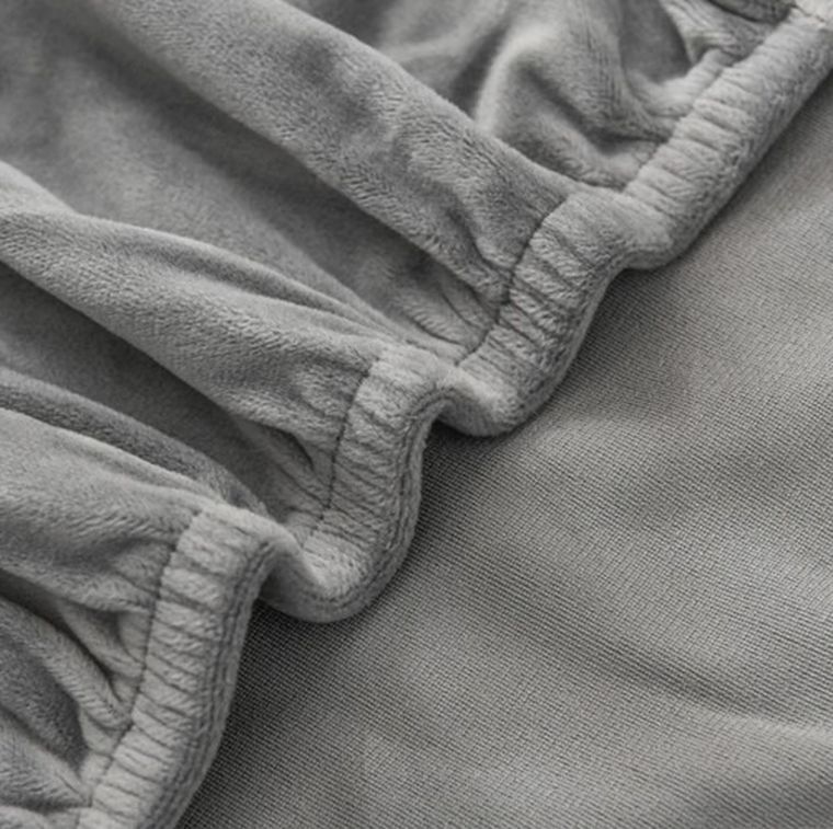 Ruhhy, pokrowiec na krzesło, szary welur