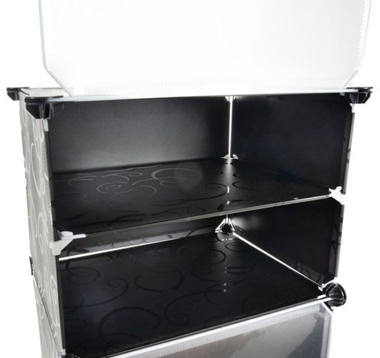 Ruhhy, regał modułowy na buty, 6 poziomów