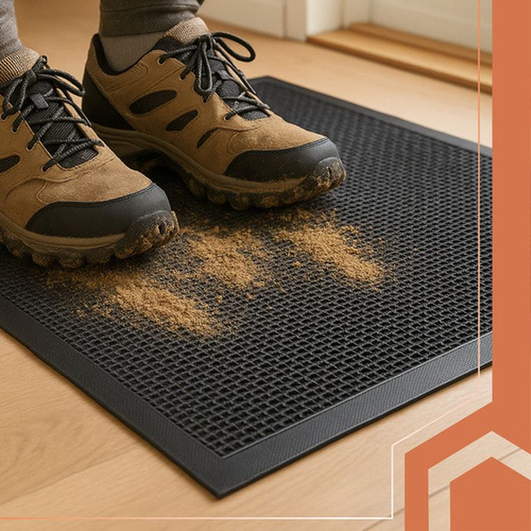 Ruhhy, wycieraczka wejściowa, 90-60 cm