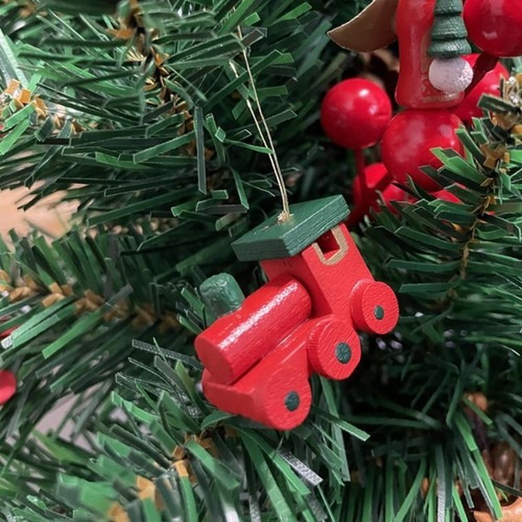 Ruhhy, zawieszki drewniane na choinkę, 30 szt.