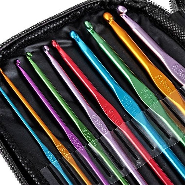 Ruhhy, zestaw szydełek, 50 szt.