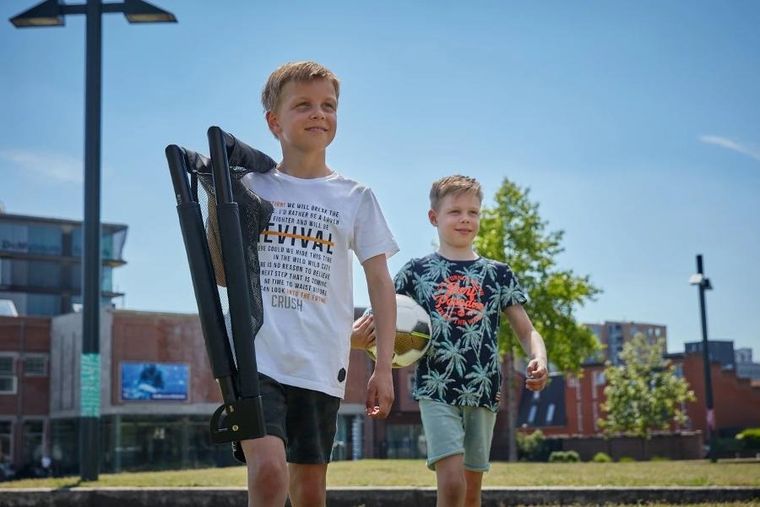 Salta, Challenge, bramka piłkarska, 100-60-60 cm, 2 szt.