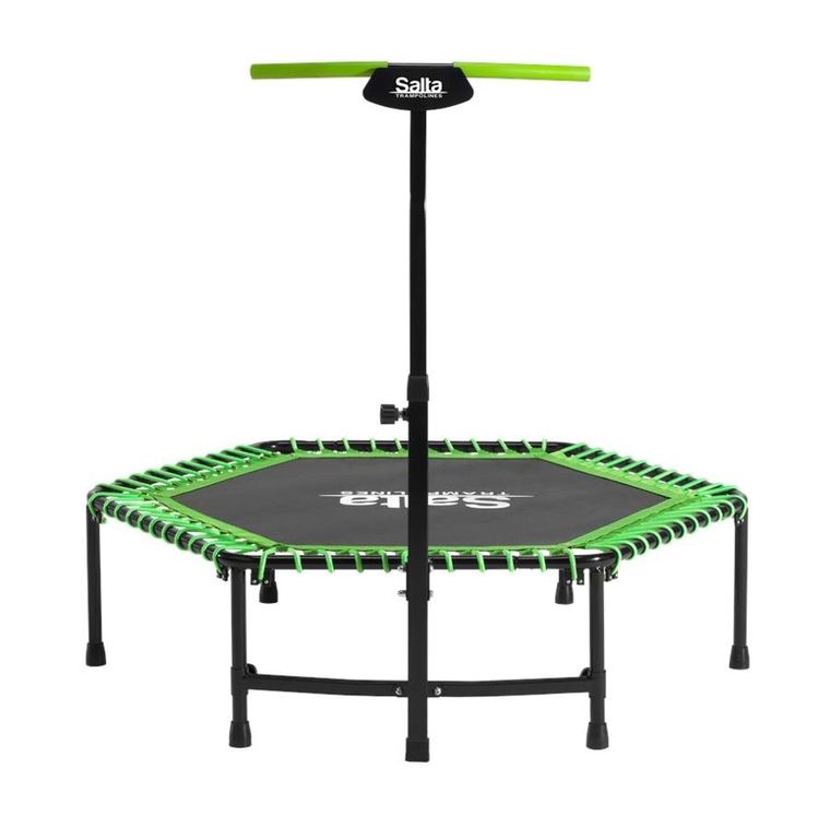 Salta, Fitness, trampolina, zielona, 128 cm