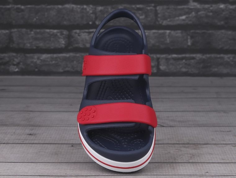 Sandały chłopięce, granatowe, Crocs Crocband
