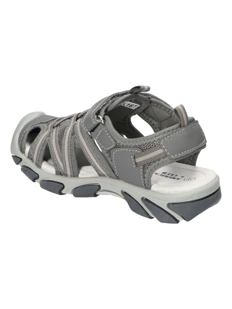 Sandały chłopięce, szare, American Club