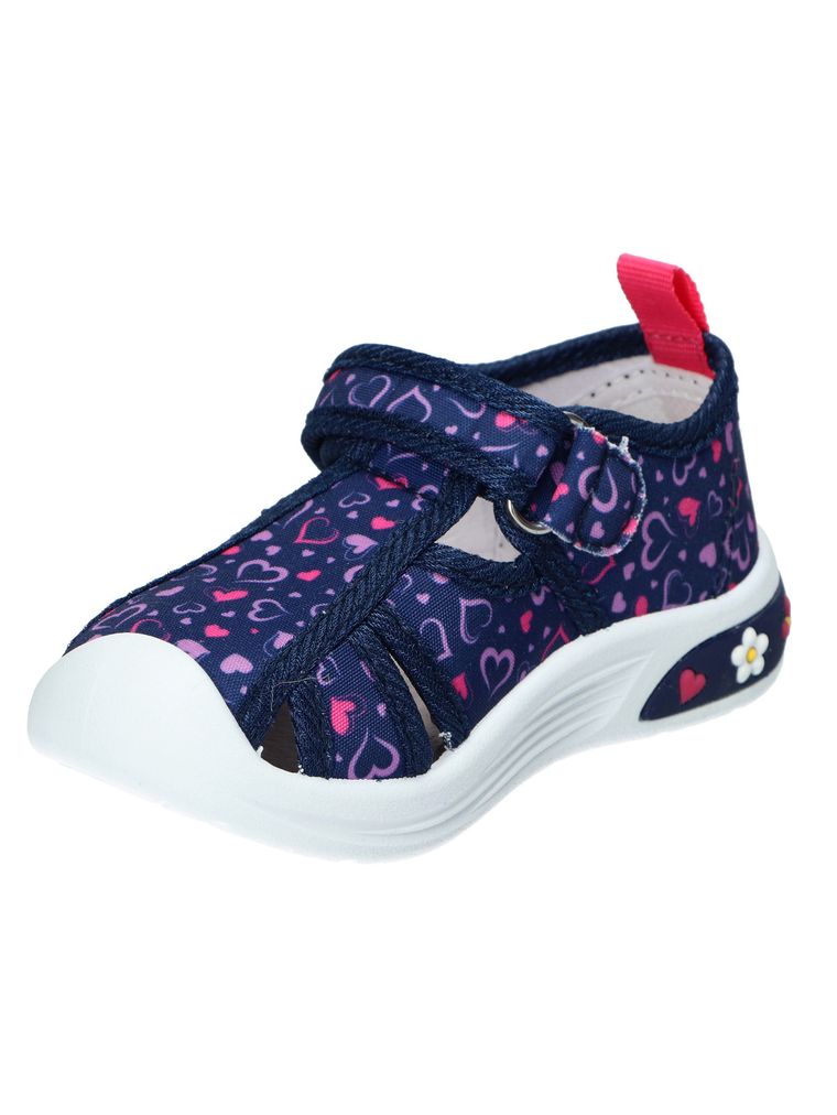 Sandały dziewczęce, granatowe, American Club