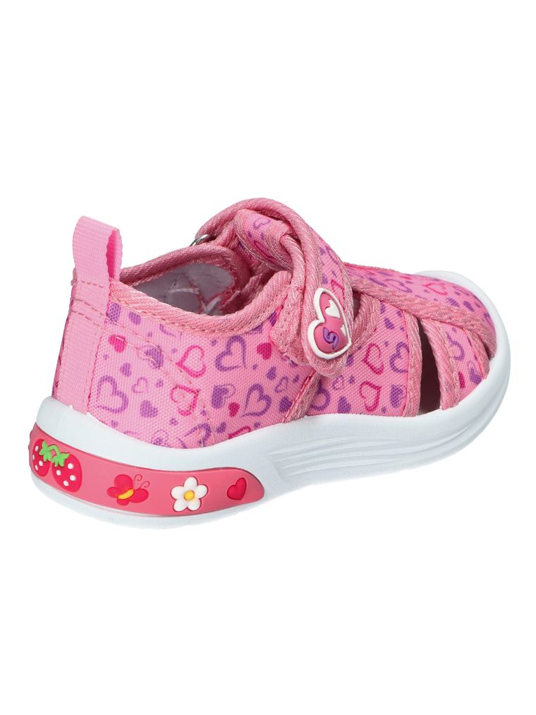 Sandały dziewczęce, różowe, American Club