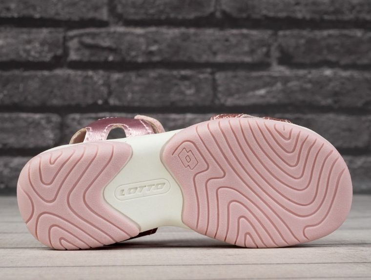 Sandały dziewczęce, różowe, Lotto Isaluba