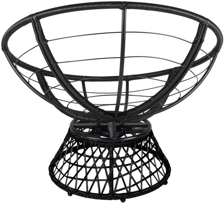 Saska Garden, fotel ogrodowy z poduszką, obrotowy 360 stopni