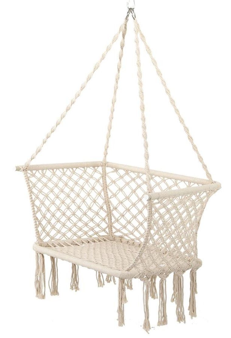 Saska Garden, hamak ażurowy, 78-64 cm, ecru