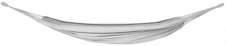 Saska Garden, hamak ogrodowy 1-osobowy, szary z pokrowcem, 200-100 cm