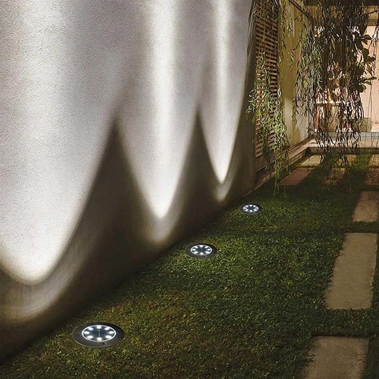 Saska Garden, lampa solarna, 8 led, 4 szt.