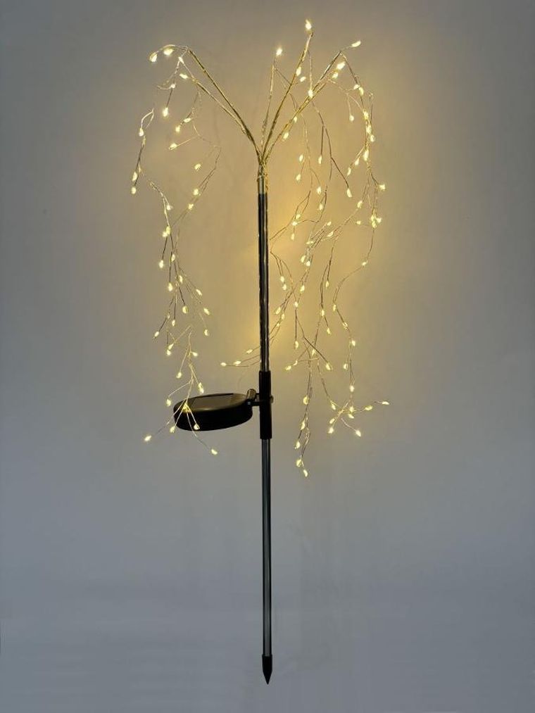 Saska Garden, lampa solarna, drzewko, 120 LED, 72 cm