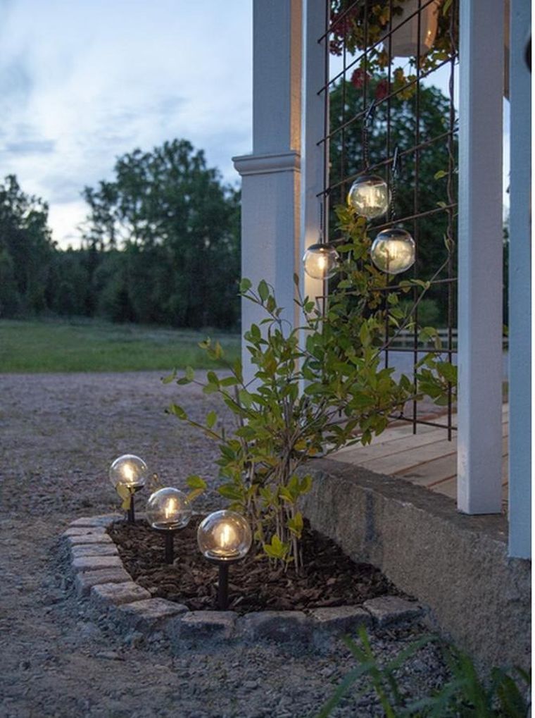 Saska Garden, lampa solarna, kula ozdobna, 10-345 cm