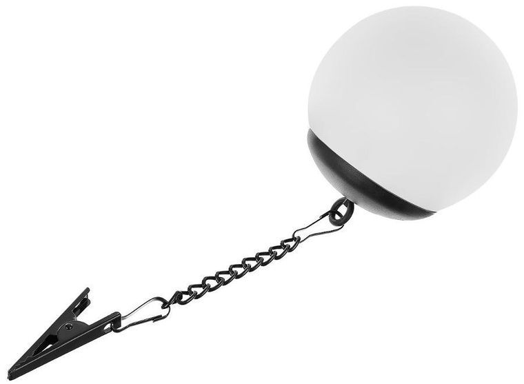 Saska Garden, lampa solarna plastikowa, kula wisząca na klips, 10-30 cm