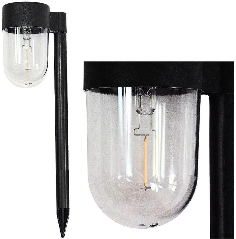 Saska Garden, lampa solarna, wiszący klosz, 47 cm