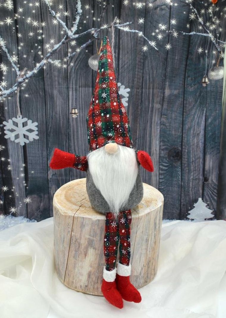 Saska Garden, skrzat dekoracyjny, krata granatowa, 30+20 cm