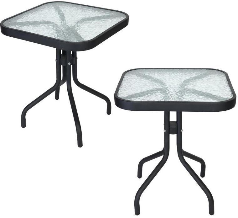 Saska Garden, stolik ogrodowy, kawowy, tarasowy, kwadratowy, 45-45-51 cm