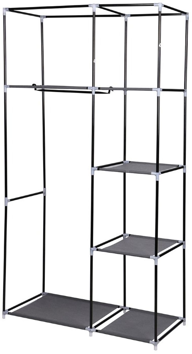 Saska Garden, szafa tekstylna, ornament, 90-45-170 cm