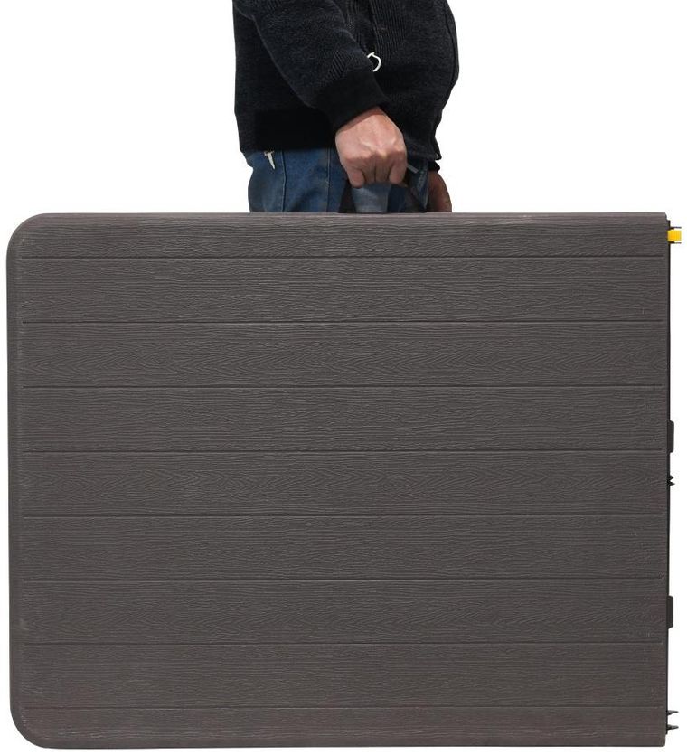 Saska Garden, Woodland, stół cateringowy, ciemny szary, 180-74 cm