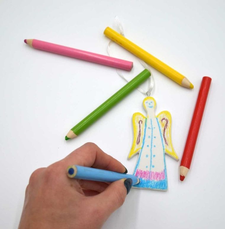 Saska Garden, zestaw dwóch zawieszek aniołków diy, 5-0.5-10.5 cm