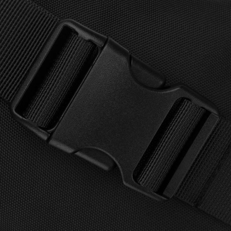 Saszetka na biodro, nerka, czarna, Peterson