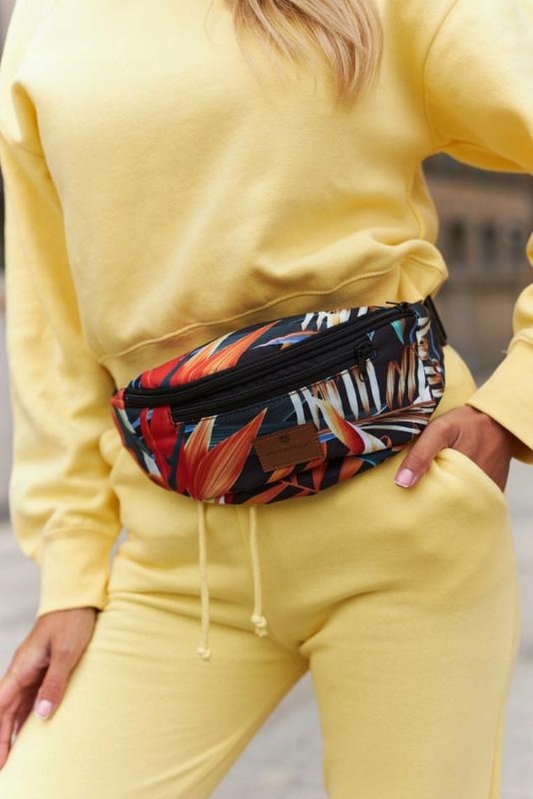 Saszetka na biodro, nerka, mix, Peterson