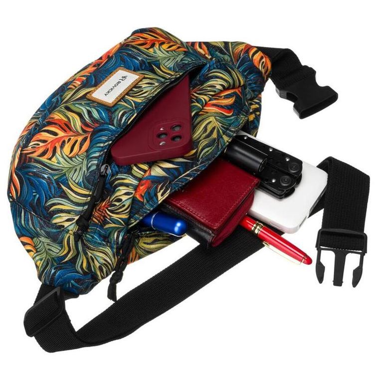 Saszetka na biodro, nerka, mix, Rovicky