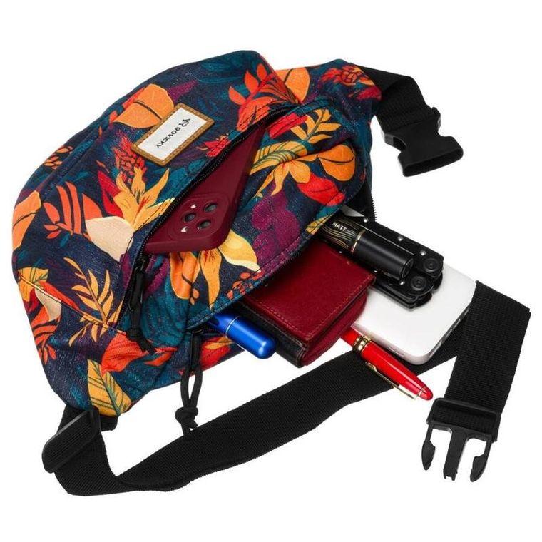 Saszetka na biodro, nerka, mix, Rovicky