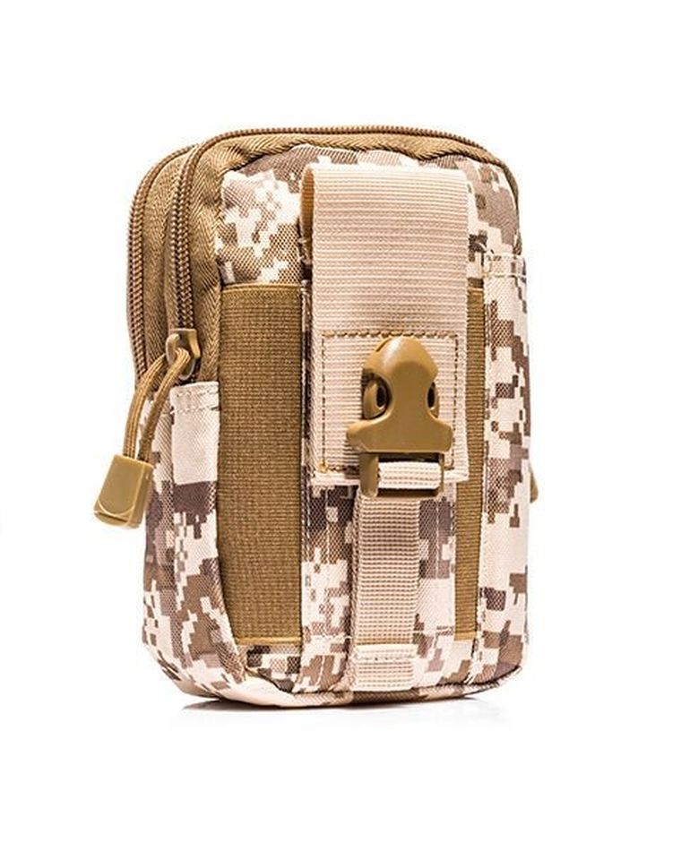 Saszetka nerka survivalowa na pasek, kamuflaż, moro