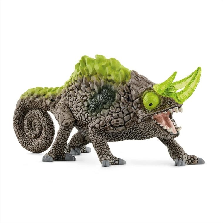 Schleich, Eldrador Creatures, Battle Cave i Kamienny Kameleon, zestaw, 42677