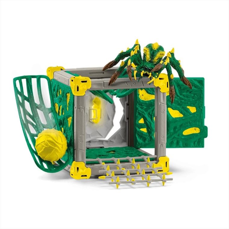 Schleich, Eldrador Creatures, Battle Cave i Tarantula z Dżungli, zestaw, 42678