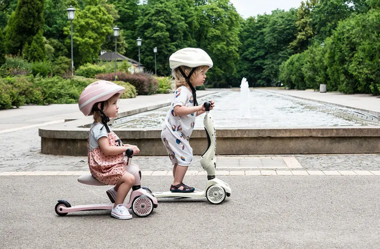 Scoot & Ride, Highwaykick 1, jeździk i hulajnoga 2w1, Ash