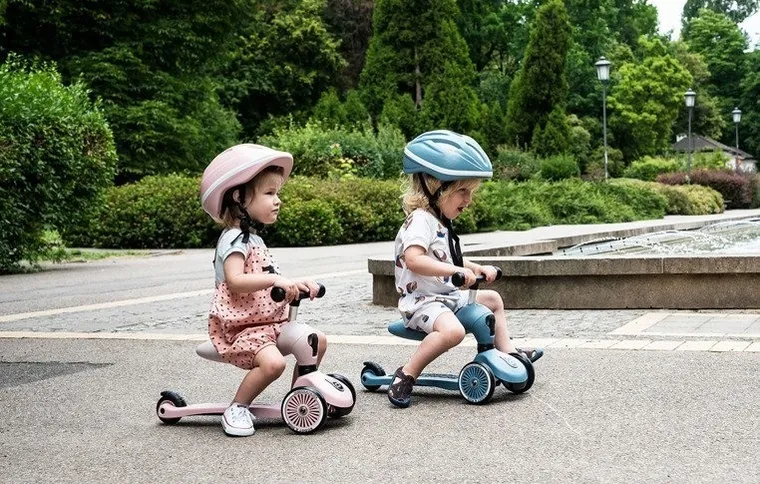 Scoot & Ride, Highwaykick 1, jeździk i hulajnoga 2w1, Rose