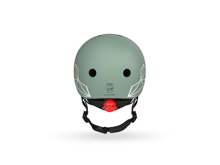 Scoot & Ride, kask, Green Lines, rozmiar XXS-S