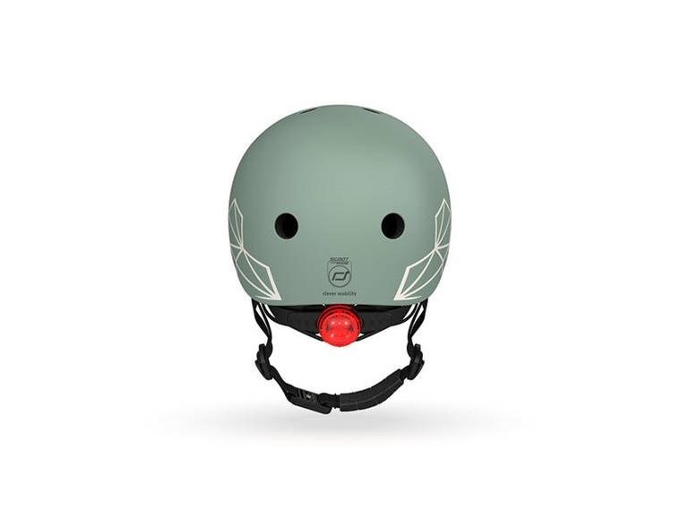 Scoot & Ride, kask ochronny, Green Lines, rozmiar 45-51 cm