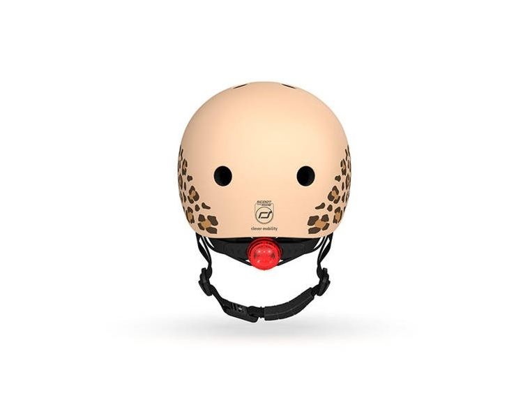 Scoot & Ride, kask ochronny, Leopard, rozmiar 45-51 cm