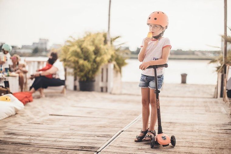 Scoot & Ride, kask ochronny, Peach, rozmiar 51-55 cm