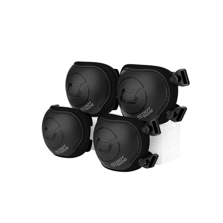 Scoot & Ride, zestaw ochraniaczy dla dzieci, rozmiar XXS, black